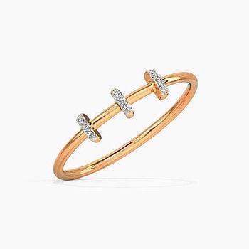 Trio Lines Diamond Ring