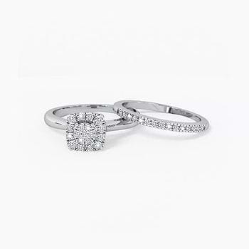 Ancy Bridal Ring Set