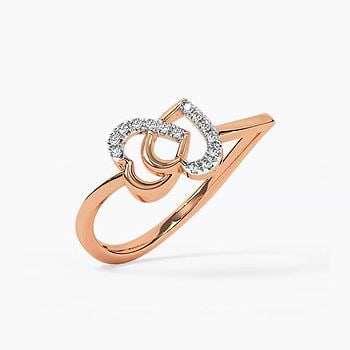 Heart Fusion Diamond Ring