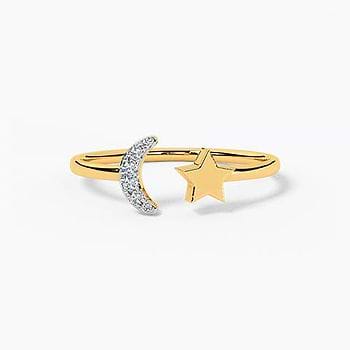 Galaxy Diamond Personalised Ring 