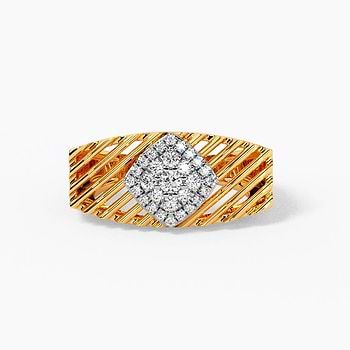 Glittering Edge Diamond Band