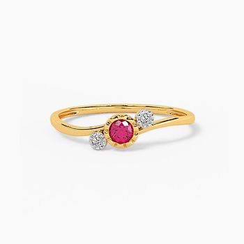 Golden Whimsy Gemstone Ring