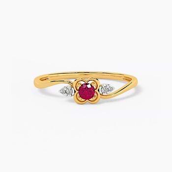 Fae’s Ember Gemstone Ring