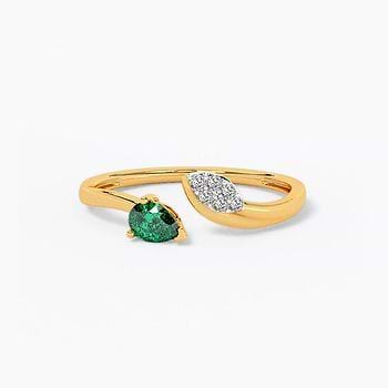 Flare Drift Gemstone Ring