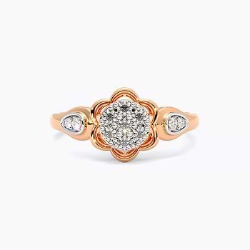 Amber Thistle Diamond Ring