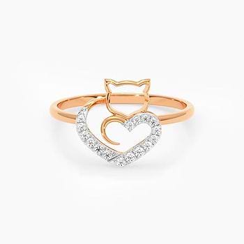 Whiskers Love Diamond Ring