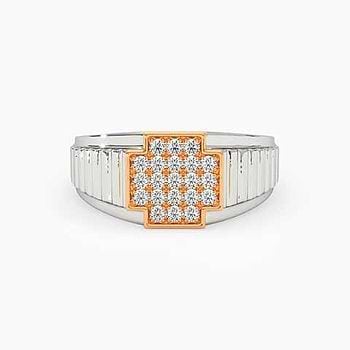 Duo Gleam Diamond Ring for Men