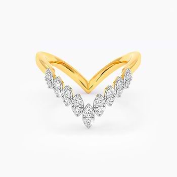 Virgule Diamond Vanki Ring