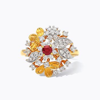 Rosso Bloom Gemstone Ring