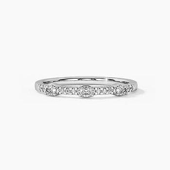Fancy Oval Anniversary Band