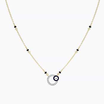 Faya Evil Eye Diamond Mangalsutra