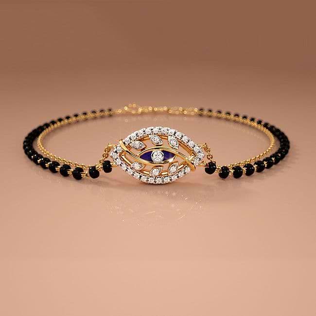 Evil eye mangalsutra bracelet hot sale