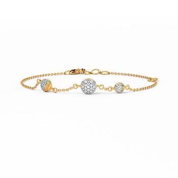 Lunar Whisper Diamond Chain Bracelet