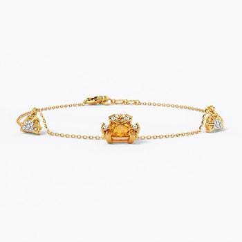 Dawn Blaze Gemstone Chain Bracelet