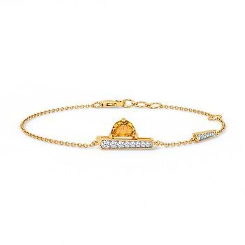 Solstice Light Gemstone Chain Bracelet