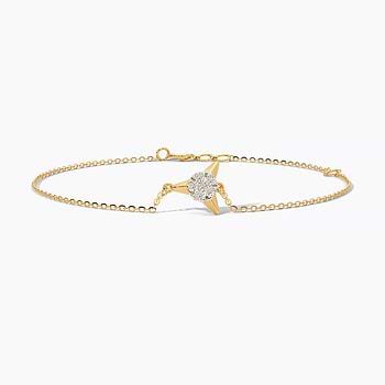 Plane Crazy Diamond Chain Bracelet