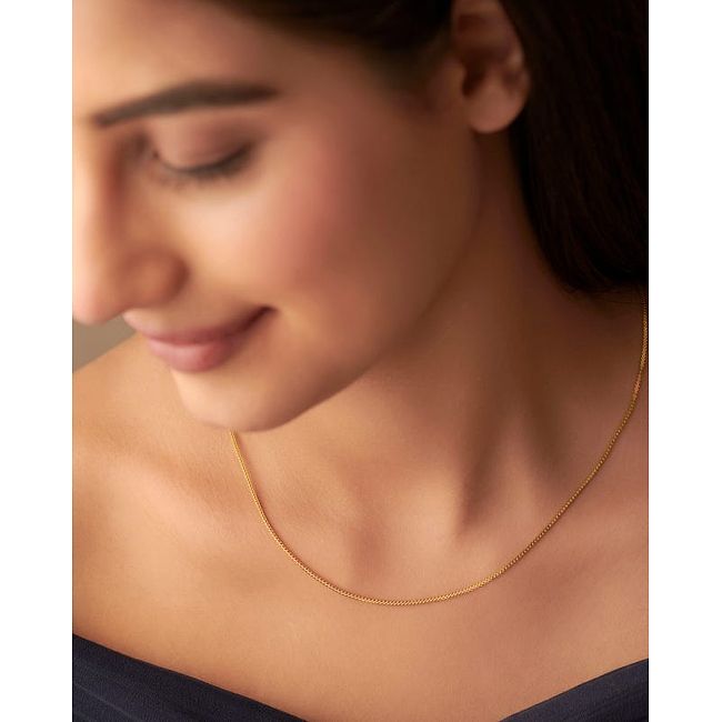 Gold chain caratlane discount