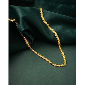 Weaved 22Kt HC-LTS Gold Unisex Chain