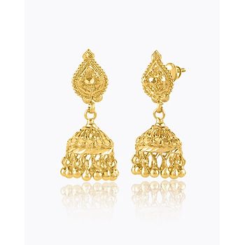 Blissful 22Kt Gold Earrings
