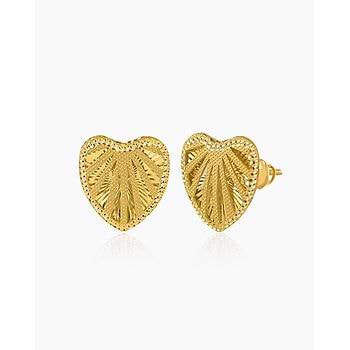 Betel 22KT Gold Stud Earrings