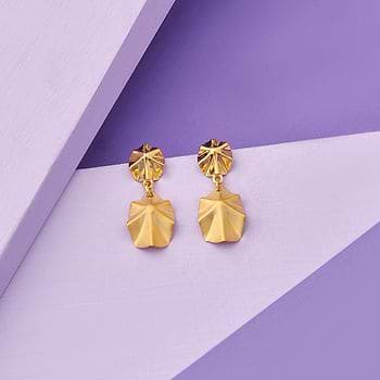 Kishwer Gold Drop Earrings