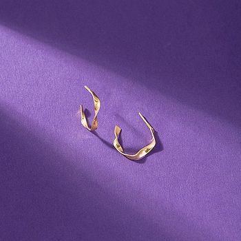 Ekta Gold Stud Earrings
