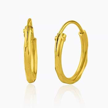 Tinkerbell Kids' 22KT Gold Earrings