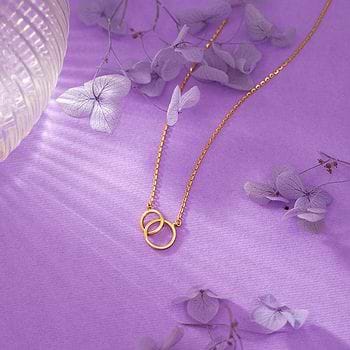 Interlock Gold Chain Necklace