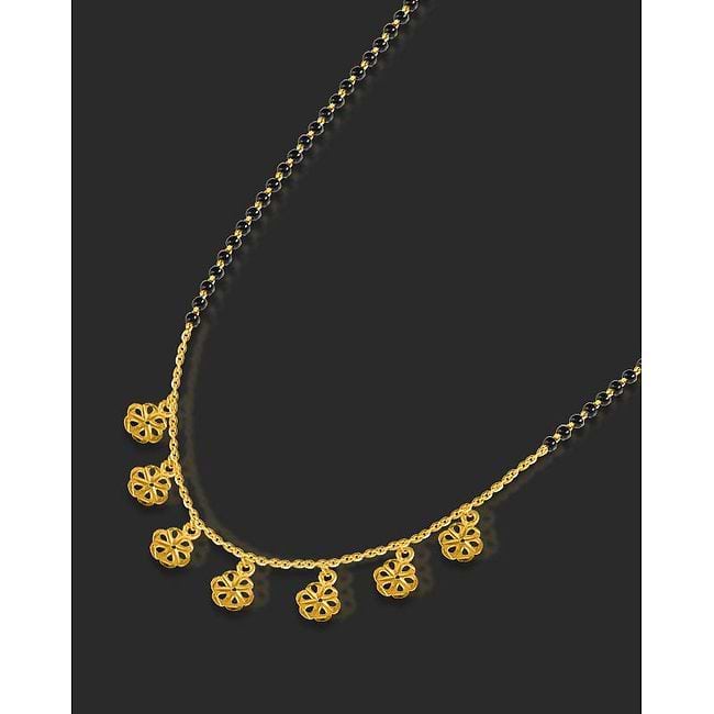 Antique gold mangalsutra best sale