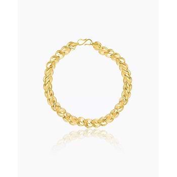 Lotus 22Kt Gold Men's bracelet