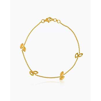 Leafy 22KT Gold Bracelets