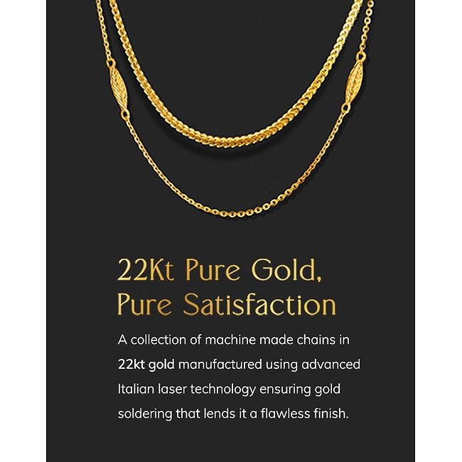 Gold chain 22k price 2025