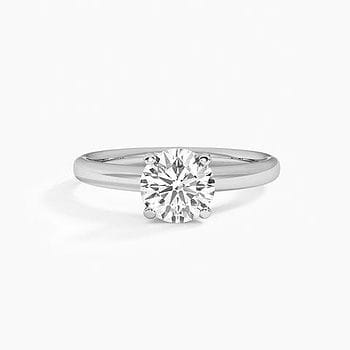 Classic Petite Solitaire Mount Ring