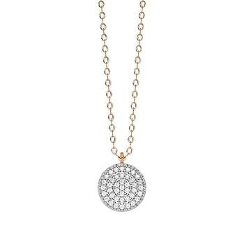 Rosalie Disc Diamond Necklace