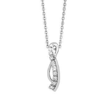 Argent Vortex Diamond Pendant