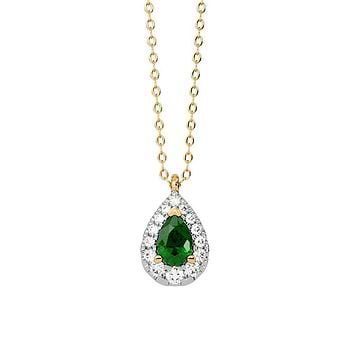 Midnight Ocean's Dew Gemstone Necklace