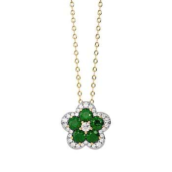 Green Radiance Gemstone Necklace