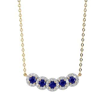 Unfolding Cosmos Gemstone Necklace