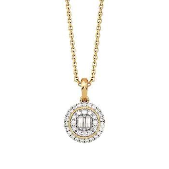 Urban Halo Diamond Pendant