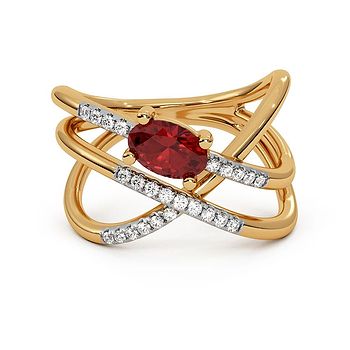Ruby Rendezvous Gemstone Ring