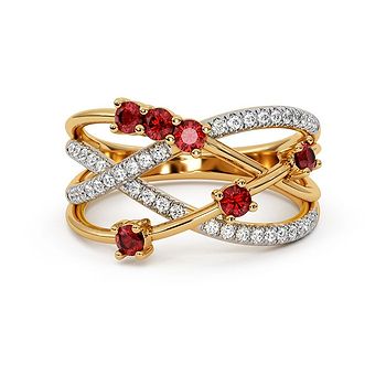 Orion's Embrace Gemstone Ring