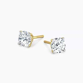 Marya Solitaire Stud Earrings