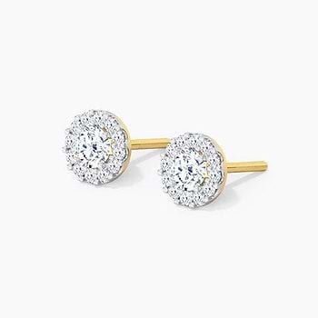 Radiance Solitaire Stud Earrings