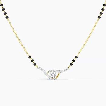 Misha Solitaire Mangalsutra