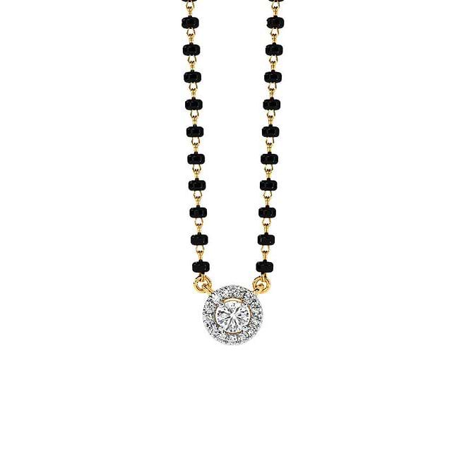 Solitaire mangalsutra price store