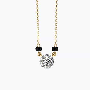 Aster Solitaire Mangalsutra