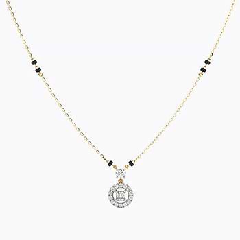 Zarna Halo Solitaire Mangalsutra