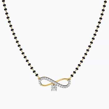 Tia Infinity Solitaire Mangalsutra