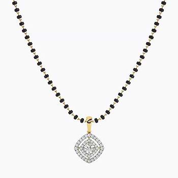 Halo Quad Solitaire Mangalsutra