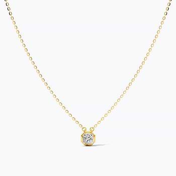 Classic Hexa Solitaire Necklace